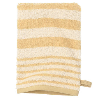 Waschhandschuh mit Streifenmuster