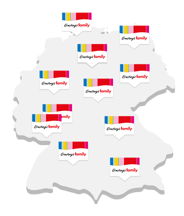 rund 1.900 Filialen in Deutschland und Österreich