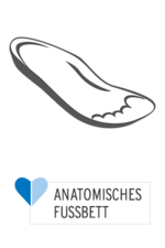 Anatomisches Fußbett