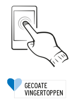 GECOATE VINGERTOPPEN