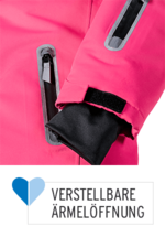 verstellbare Ärmelöffnung