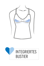 Integriertes Bustier