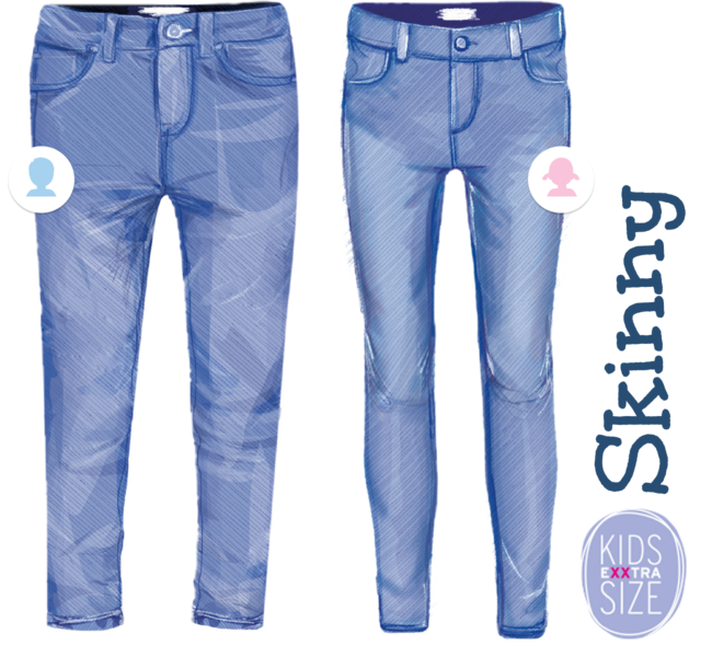 Kinder Skinny Jeans für Mädchen und Jungen